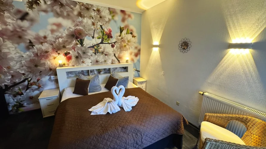 Preisbewusstes kleines Doppelzimmer– die ideale Wahl für Bett+Bike Gäste im Harz